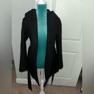 Black Hooded Coat 🧥✨